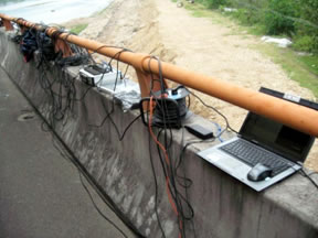 龙丽高速松阳段大桥静载试验