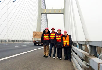 淮安大桥远程在线健康监测