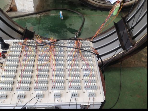 波峰管道应变应力试验