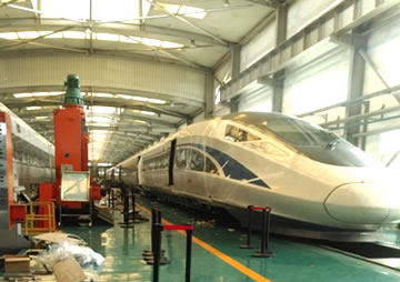 标准动车组CRH0207模态试验和线路试验