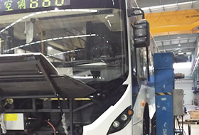 大型客车振动测试实验