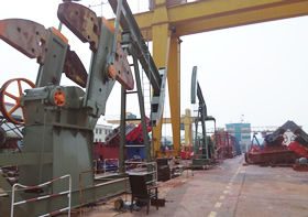 中油天工钻井机应变实验