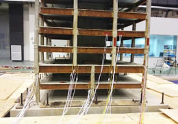 哈工大房屋结构地震模拟测试
