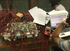 动车轨道板疲劳试验