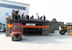 哈尔滨工业大学土木工程学院大跨度双向叠合板足尺静载试验