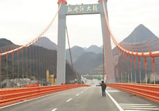 抵母河大桥通车检测（悬索桥）